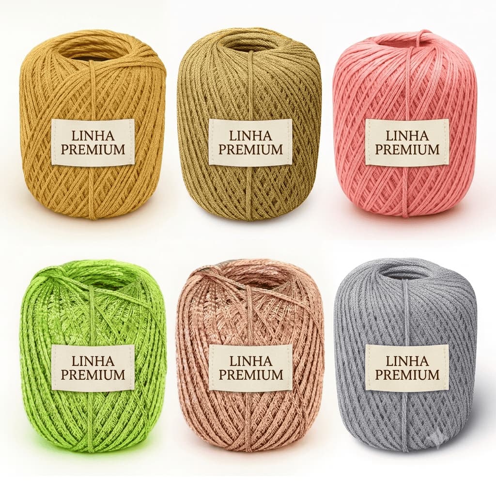 Kit Linha Premium Encantadora - Ideal Para Croche - Tapetes e Souplast