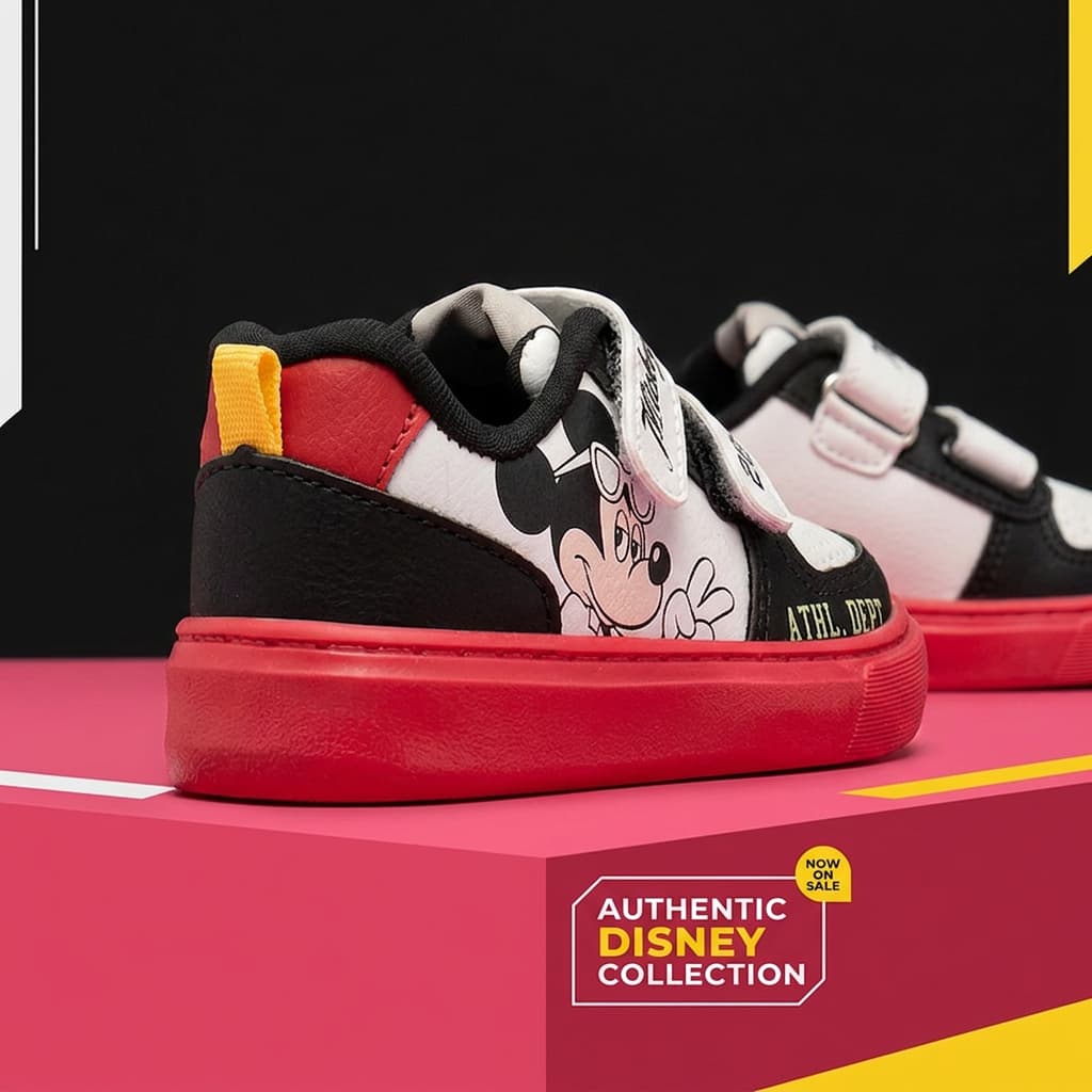 Tênis Disney Mickey Infantil Velcro