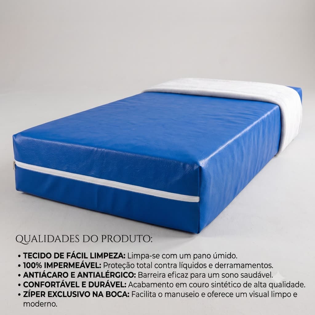 Capa Para Colchão De Solteiro a Prova Dágua Material Resistente Qualidade Premium - Nfe Envio Imediato