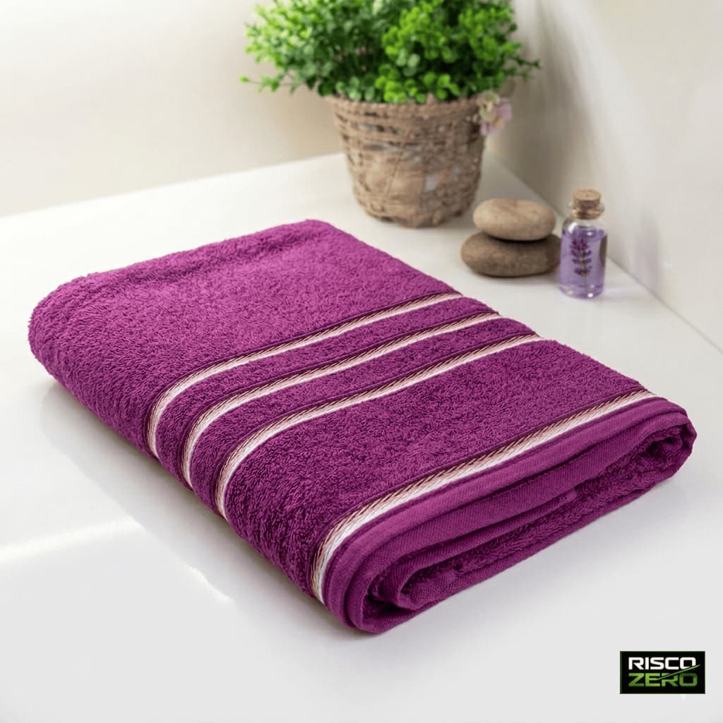 Toalha De Banho Grande 100% Algodão 140x70cm Macia Mônaco