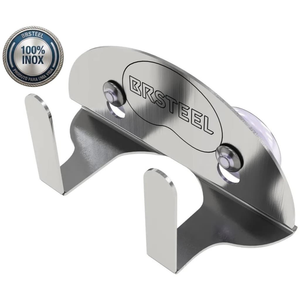 Suporte Esponja Bucha Pia Aço Inox Louça Cozinha Gancho Rodo