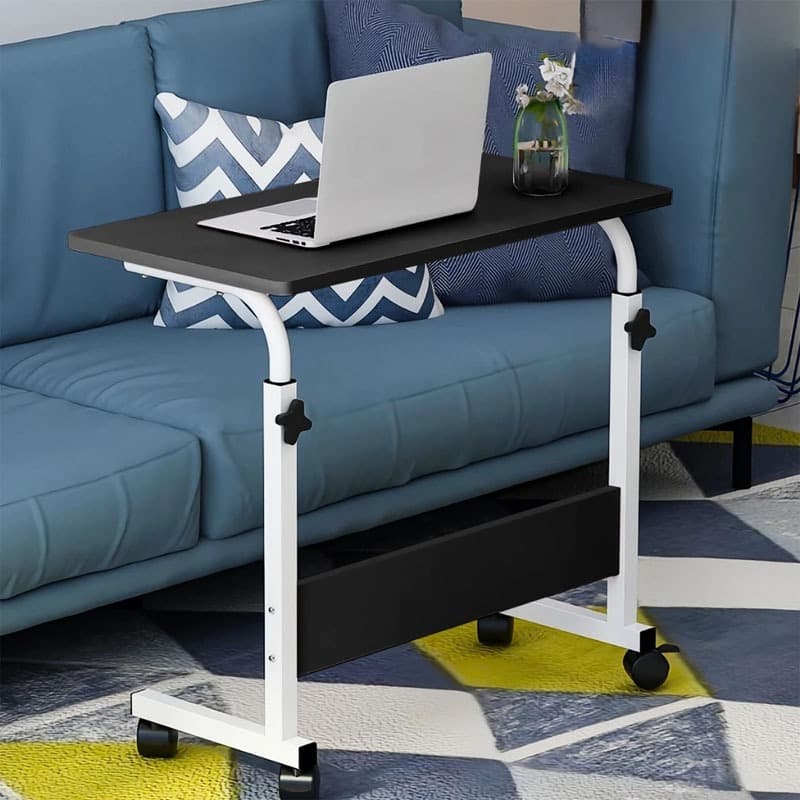 Haosin Multipurpose Desk with Height and Adjustable Wheels, for Laptop, Tablet Bed, Adjustable Sofa