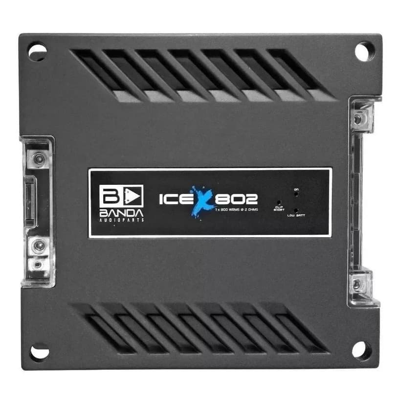 Módulo Amplificador Banda Ice 800 W Rms 2 Ohms 1 Canal Modulo Som Digital Cor Preto
