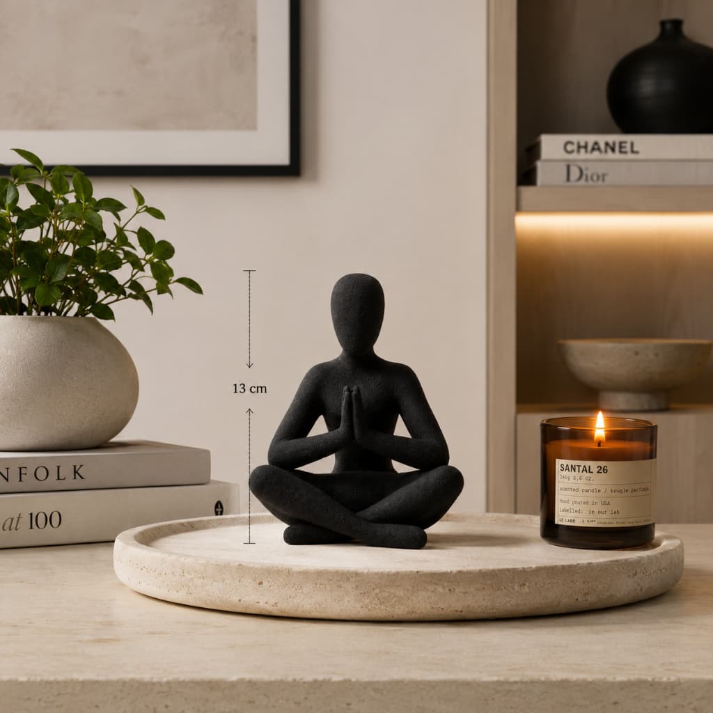 Escultura Minimalista Oração – Design Moderno e Elegante