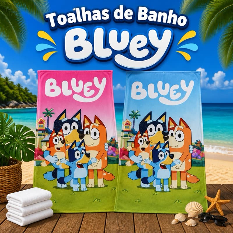Toalha de Banho e Praia Estampadas Variadas Personagem Infantil Menino e Menina 0,70cm x 1,40cm