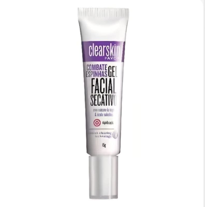 Sabonete facial esfoliante, Argila rosa, removedora de cravo,  gel secativo Clearskin Avon