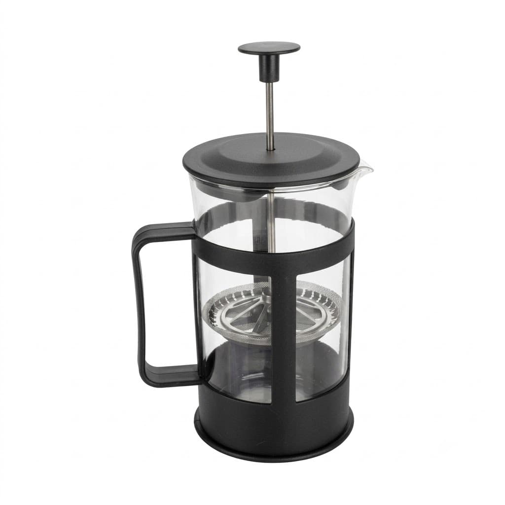 Cafeteira Francesa 300ml de Vidro com Prensa | Café Gourmet Aroma Encorpado Chá Presente Home Office Preparo Fácil