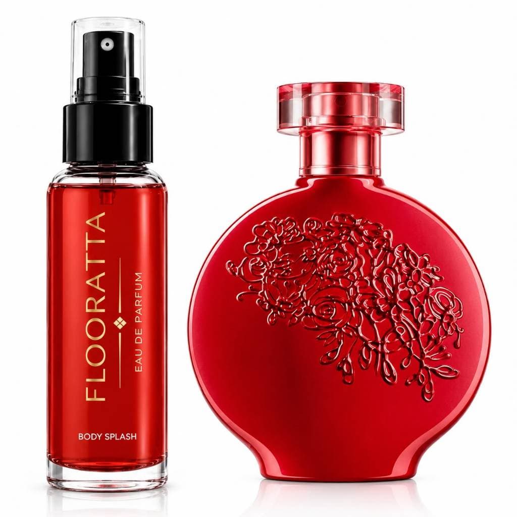 Body Splash Red Rose 100ml Deo Colônia Feminina Fragrância Floral Sofisticada e Fixação Prolongada