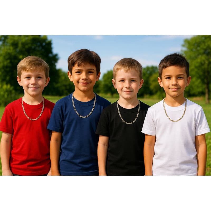 Camisa Malha Básica Masculina de Menino Infantil.