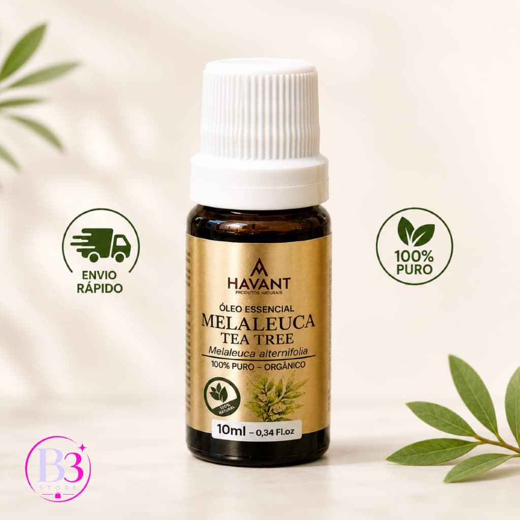 Óleo Essencial Malaleuca Tea Tree 100% Puro 10ml Havant
