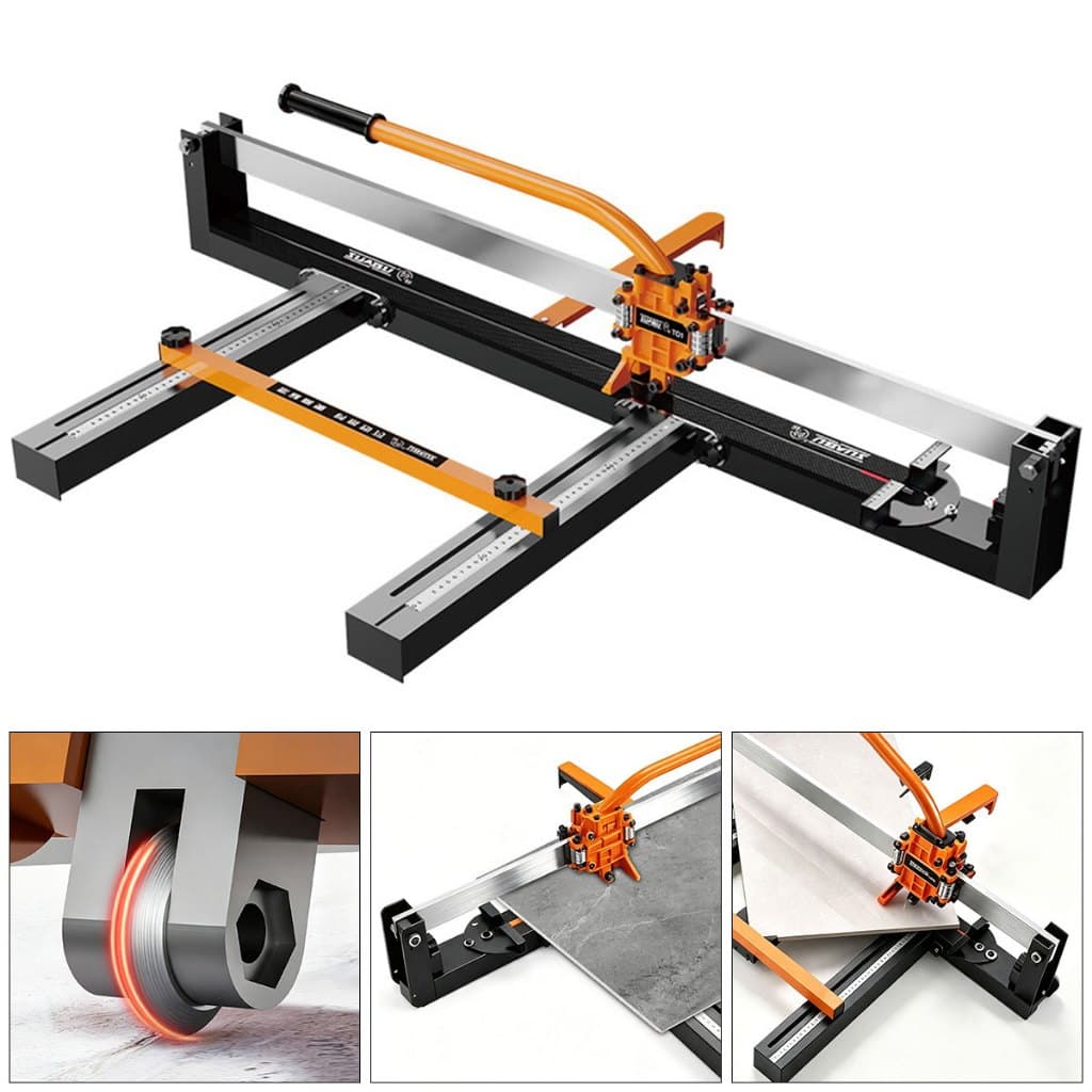 Professional 80cm Floor Scriber with Laser Guide and 22 Bearings