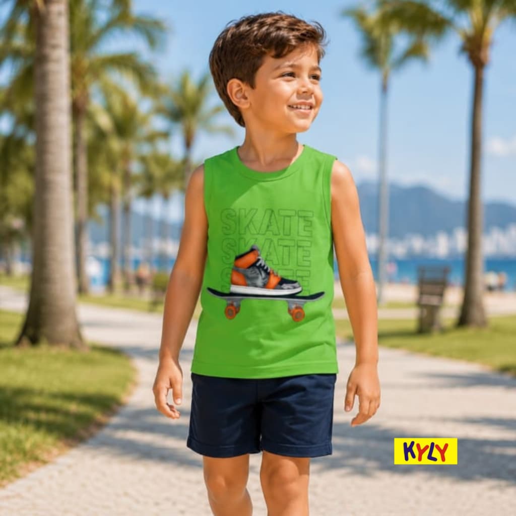 Conjunto Infantil Menino Verao Kyly Tamanho 4 ao 8 1001341