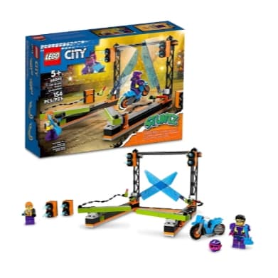 LEGO City - O Desafio de Acrobacias com Lâminas - 154 Peças - 60340