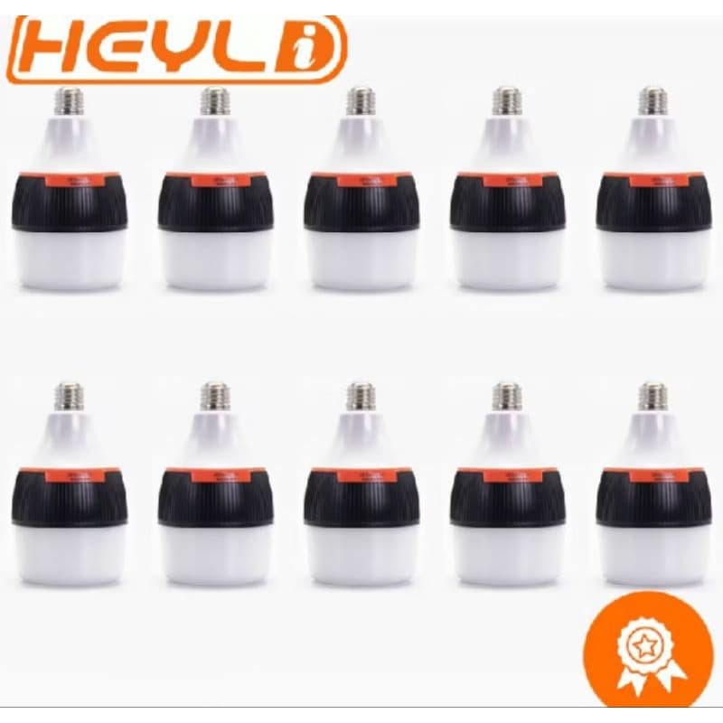 kit 2 Lâmpada de Emergência LED 60W Bivolt - Iluminação Automática e Econômica com Bateria de Longa Duração