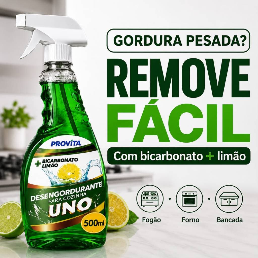 Limpa Cozinha 500ml Desengordurante Espuma Premium Limpa Remove Gordura Forno Fogão Coifa Air Fryer