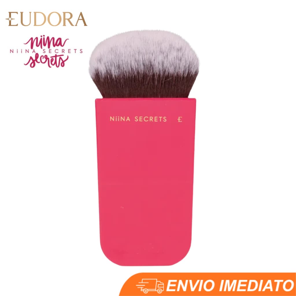 Pincel Eudora Multifuncional Pink Shape Niina Secrets