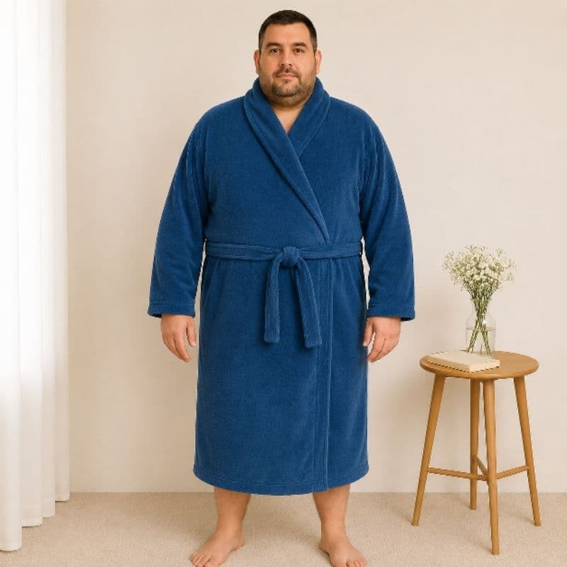 Roupão Plus Size Adulto Microfibra unissex veste até G5