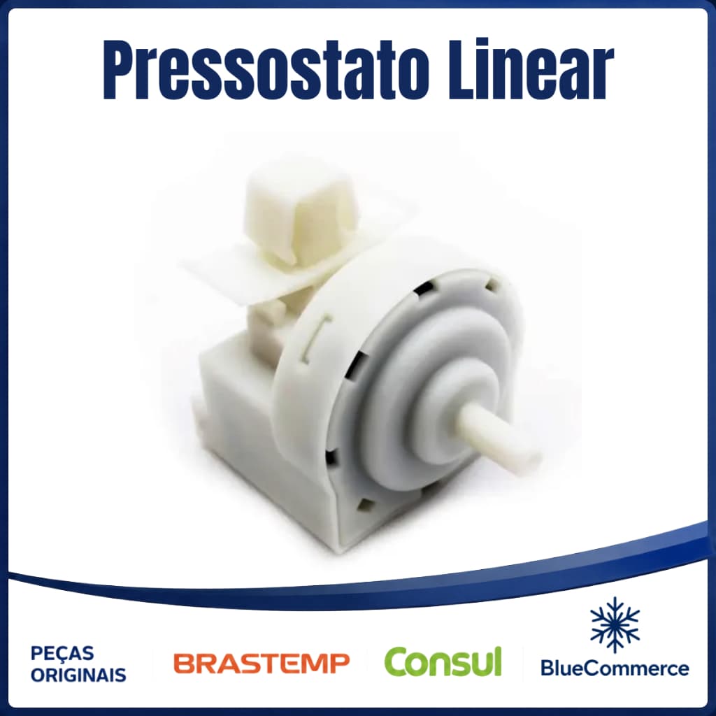 Pressostato Linear para Máquina Brastemp/Consul ORIGINAL