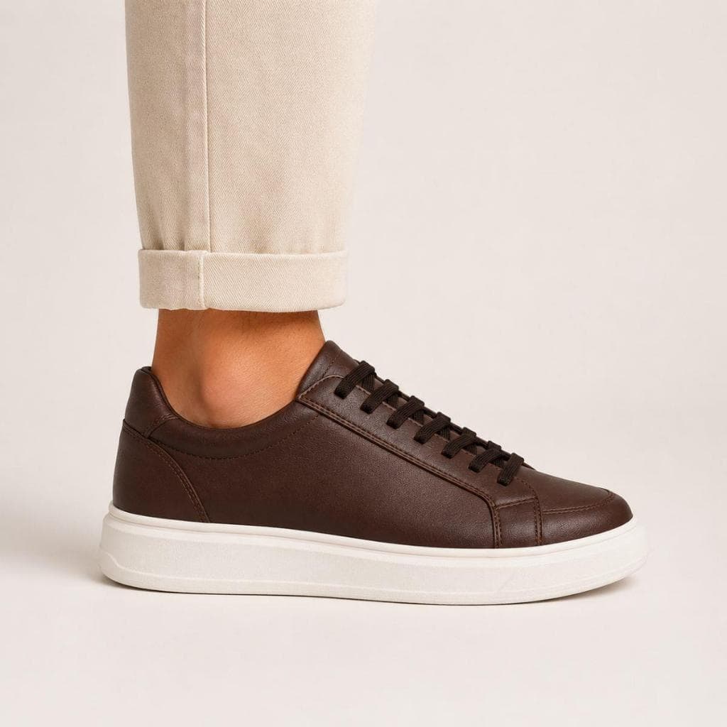 Tenis Casual Masculino Sola Alta Aumenta Altura Calce Fácil