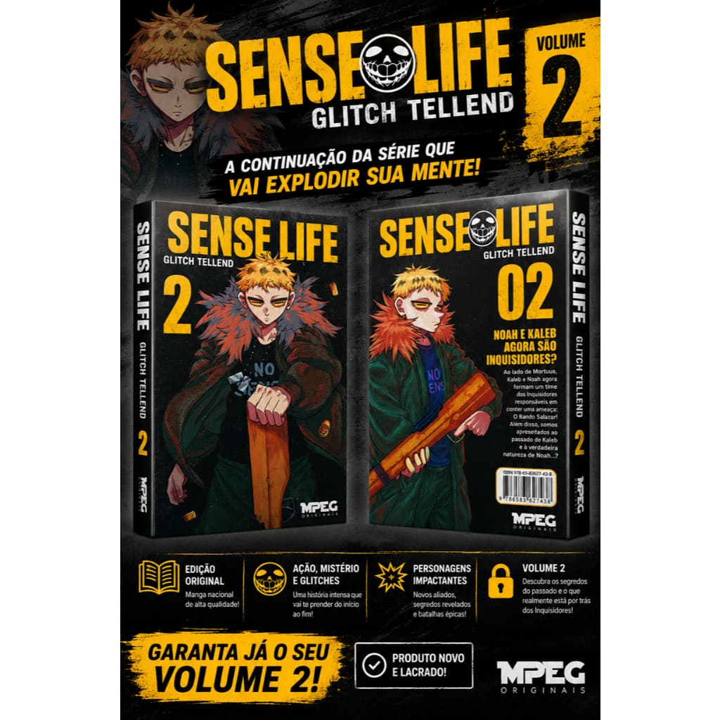 Mangá Sense Life - Glitch Tellend Vol. 2 - LACRADO!
