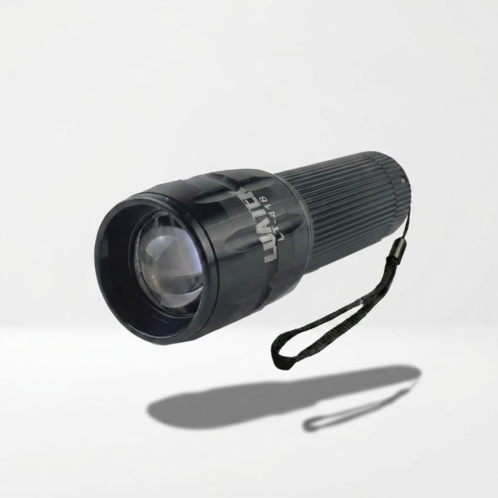 Mini Lanterna Tática Luatek LT-418 Zoom 2000x Potente LED Portátil Segurança e Camping Resistente a Água Original
