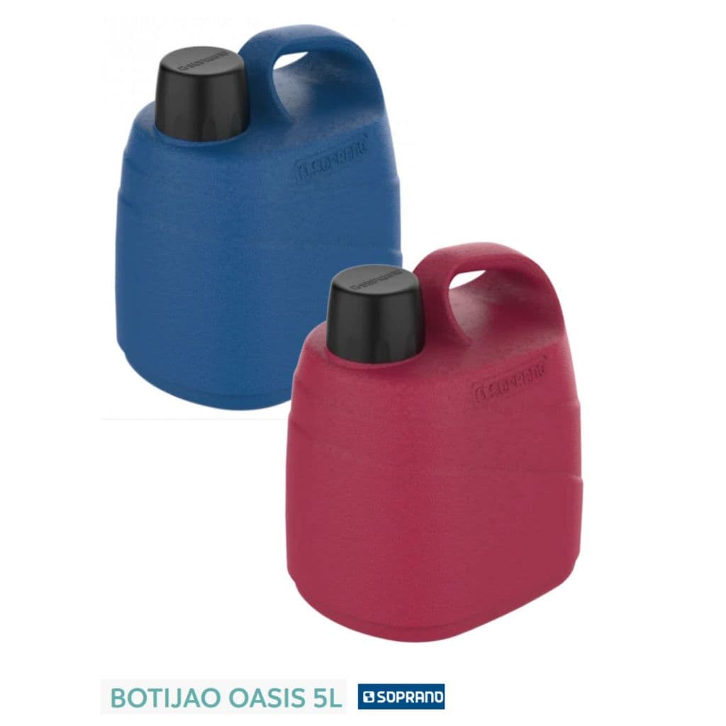 BOTIJÃO TÉRMICO OASIS 5L AZUL OU VERMELHO - SOPRANO