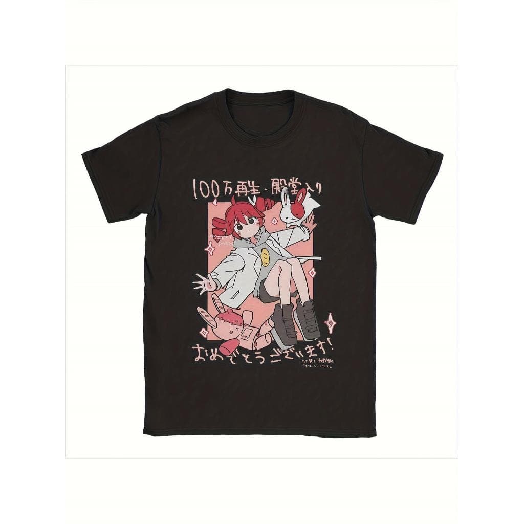 Camiseta Anime Girl Kawaii – Estilo Japonês e Conforto para o Dia a Dia
