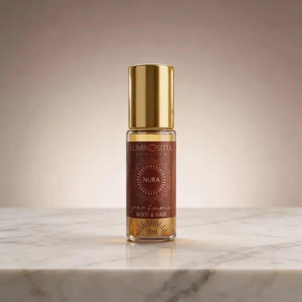 Nura Perfume do Oriente Para o Corpo e Cabelo 15ml Luminositta