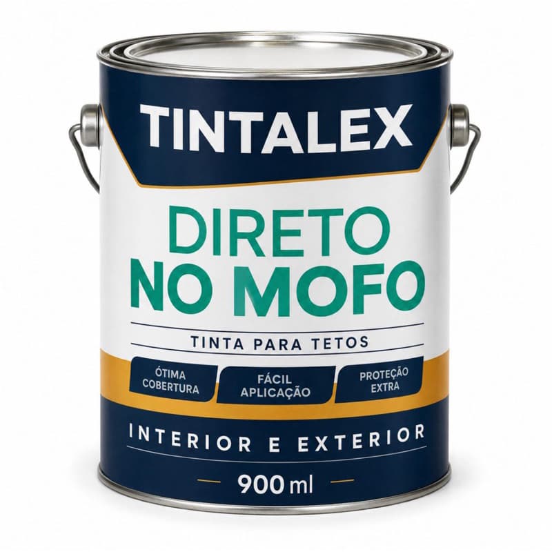 Tinta Antimofo Direto No Mofo Branco Fosco 900ml Brasilux