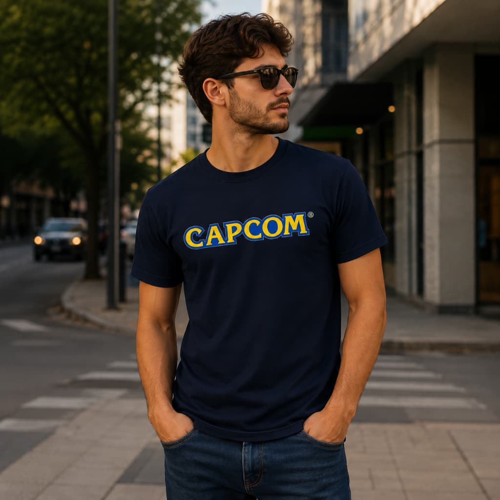 Camisa Camiseta GAMER CAPCOM Oficial - 100% Algodão Premium - Conforto e Estilo para Gamers