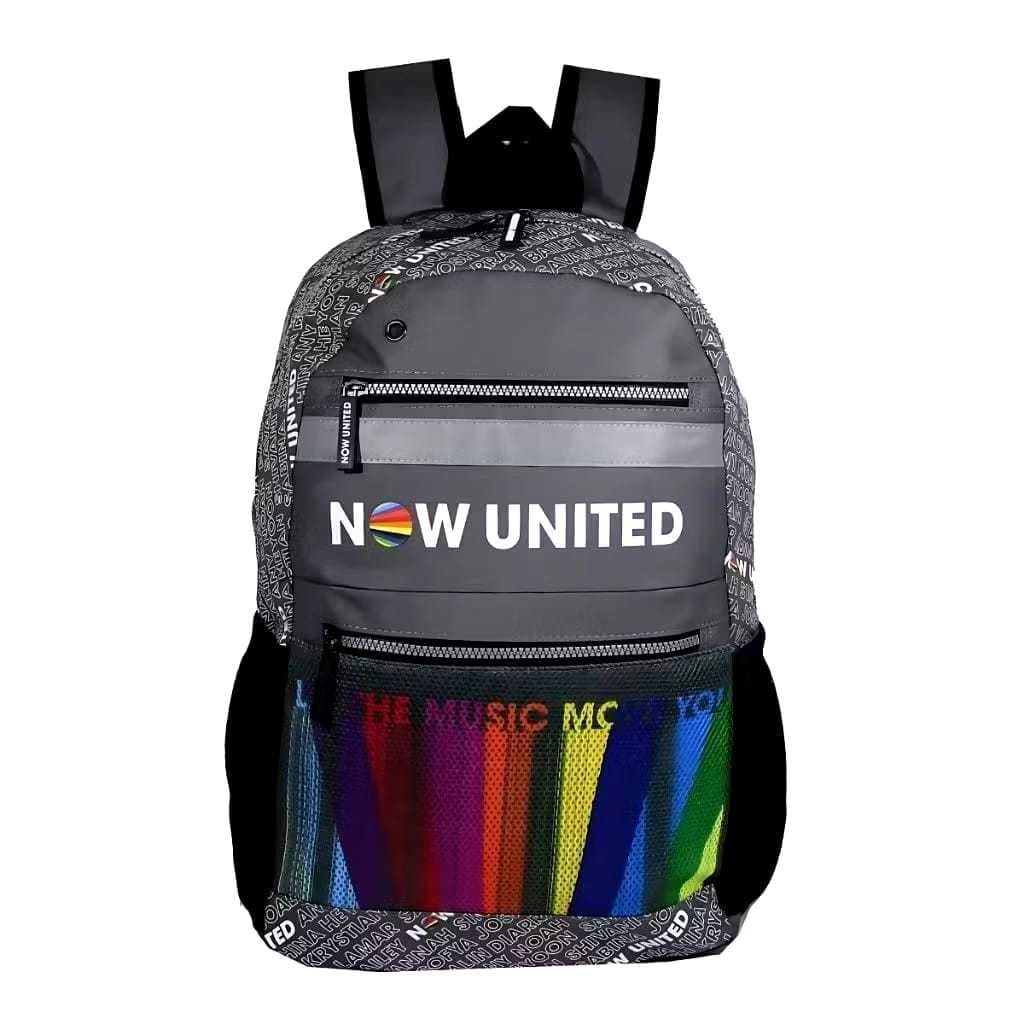 MOCHILA ESCOLAR JUVENIL NOW UNITED UNISSEX NU3258# COM ESPAÇO PARA NOTEBOOK