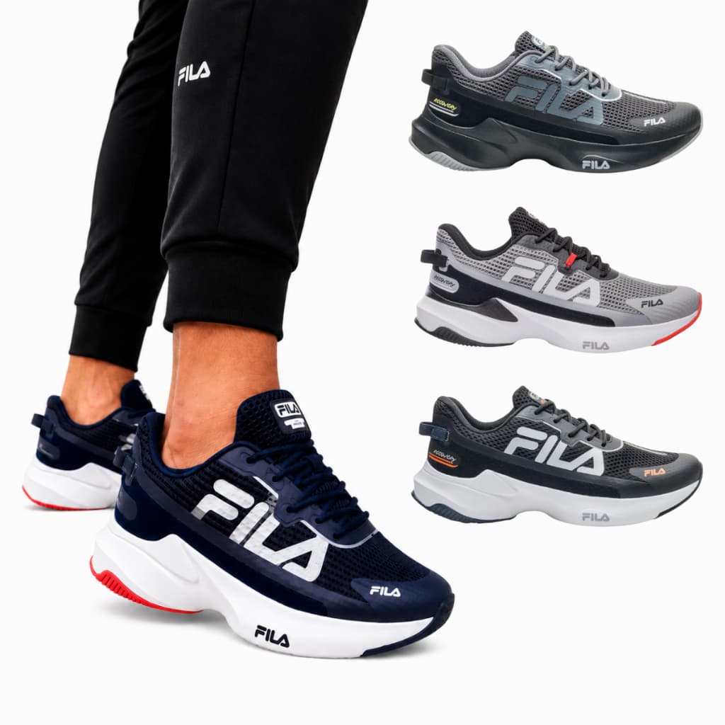 Tênis Fila Recovery Masculino Original Corrida Caminhada Esportivo C/NF