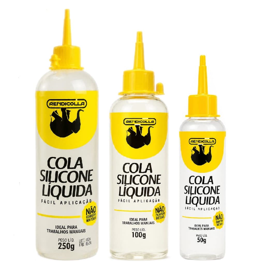 Cola Silicone Líquida Rendicolla Para Artesanato 50g-100g-250g