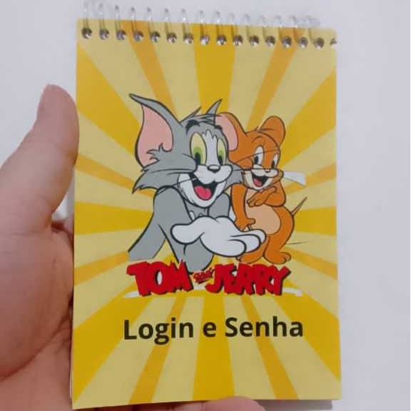 Kit Nostalgia Tom e Jerry com 50 folhas 10x14cm com espiral, faço todos os temas a sua escolha .....