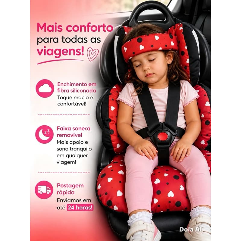 acolchoado para cadeirinha de carro 25 a 36 kg universal