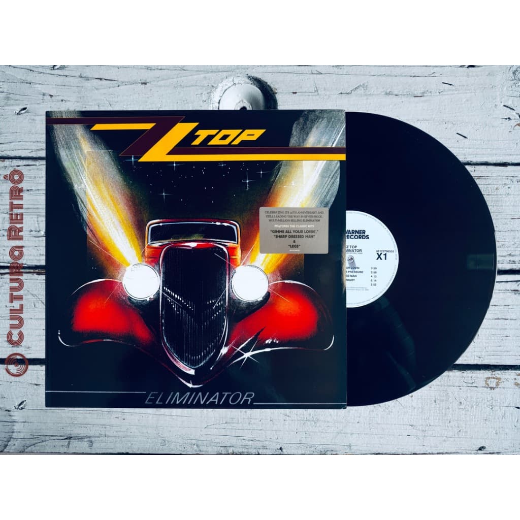 LP ELIMINATOR ZZ TOP 2013( NOVO/ PRETA) GIMME ALL YOUR LOVIN