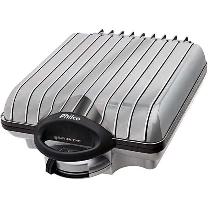 Waffle Maker P hil co PWM 03 4 Waffles Chapa Antiaderente