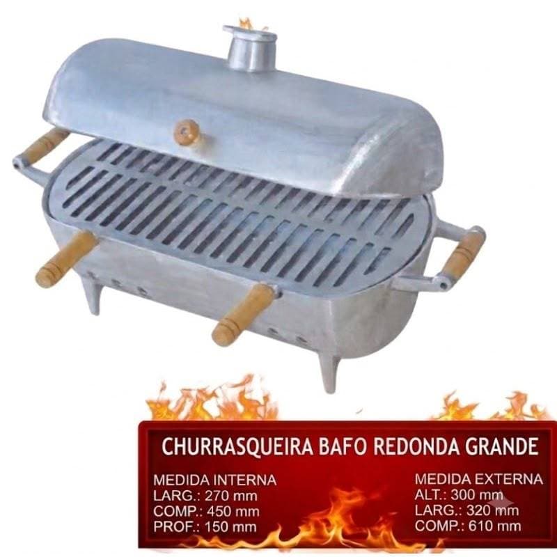 Churrasqueira redonda em aluminio , otima qualidade e melhor preço do mercado