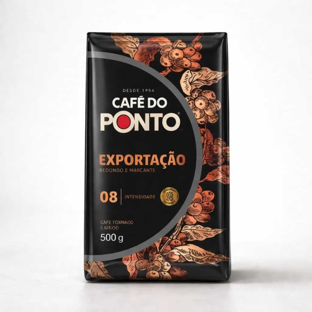 Café Do Ponto Exportação À Vácuo Moído E Torrado 500gr