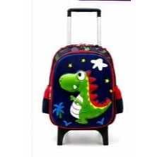 Mochila Infantil Dinossauro 3D 12” para Creche – Pequena, Leve e Divertida | Cód. 01931