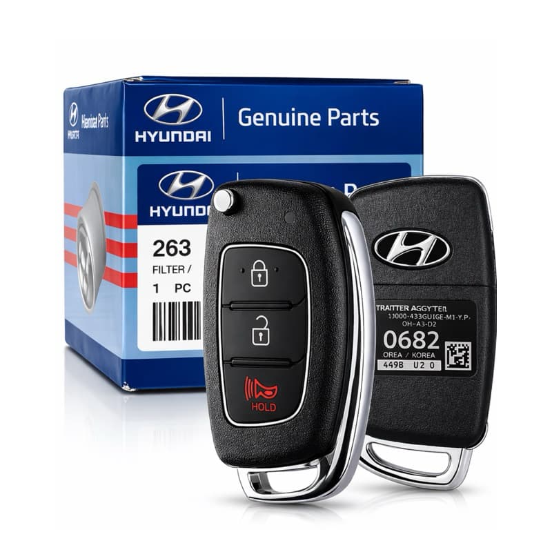 Chave Canivete Carcaça Original Hyundai HB20 HB20x HB20s 2012 a 2019