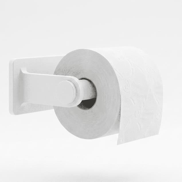 Suporte Porta Papel Higiênico, Adesivo, Sem Furo, Banheiro e Resistente