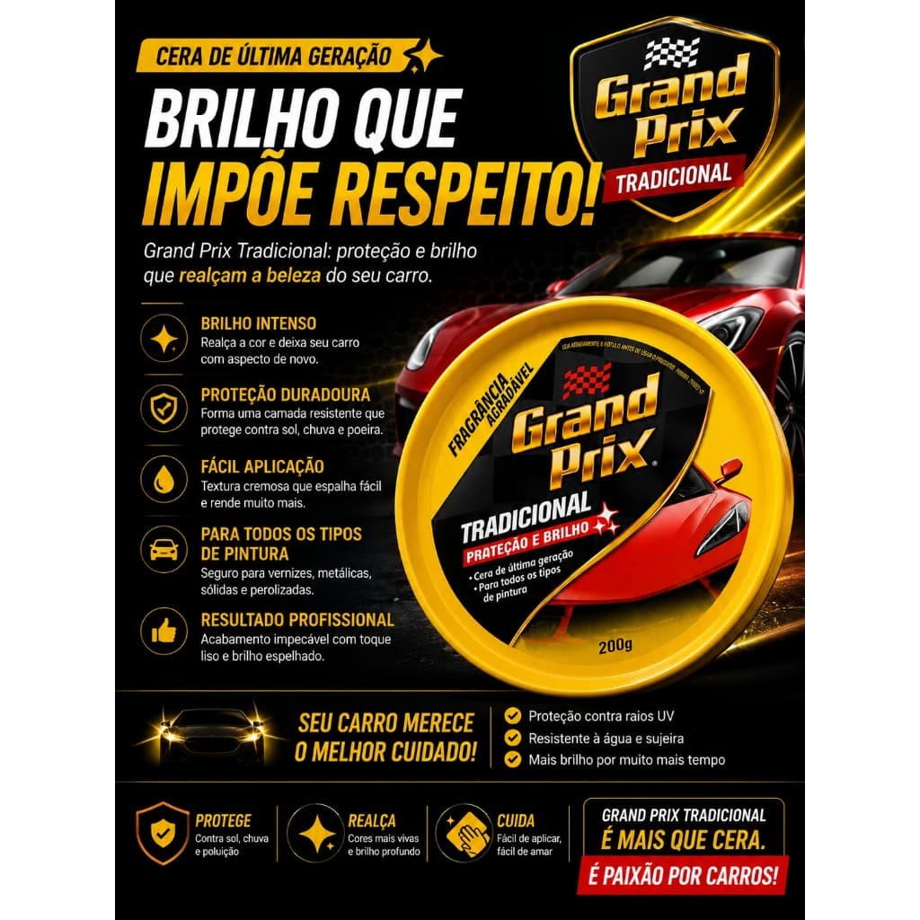 Cera Grand Prix Tradicional 200g