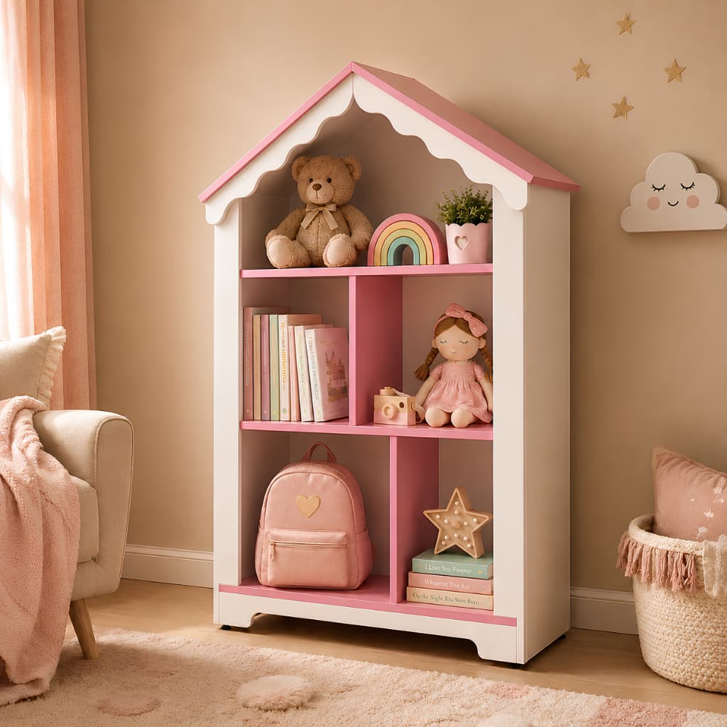 estante infantil, prateleira para quarto infantil, estante de livros infantil, prateleira para brinquedos infantil