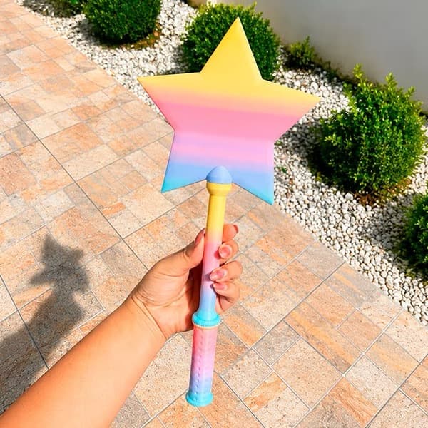 Varinha Estrela Grande Cartão de Crédito Tap to Pay - Varinha Mágica de Cartão - Varinha de Pagamento Aproximação