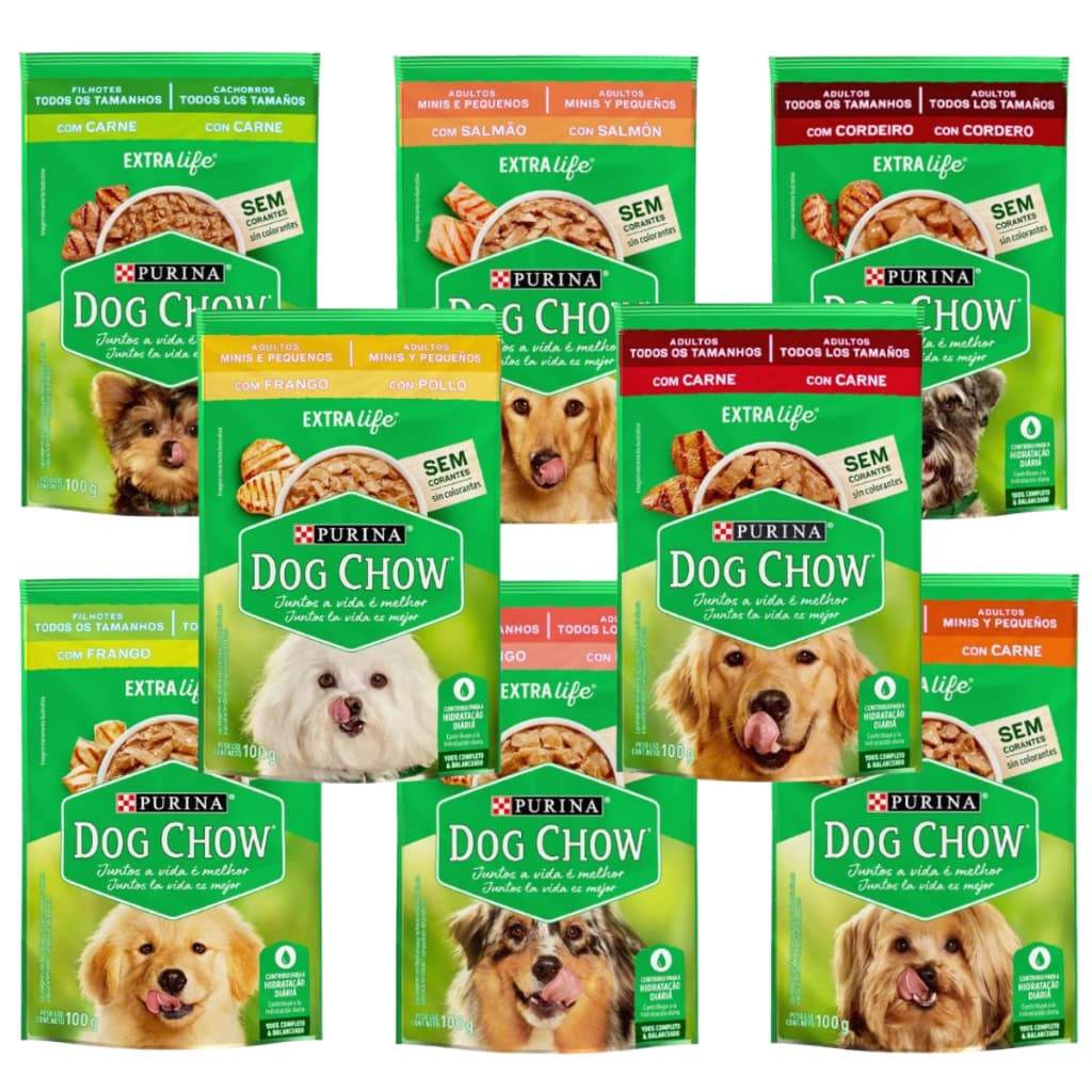 Sachê Dog Chow Para Cães 100g - Unidade