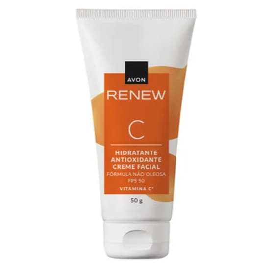 Renew Hidratante Antioxidante Vitamina C 50ml - Avon Diurno FPS 50