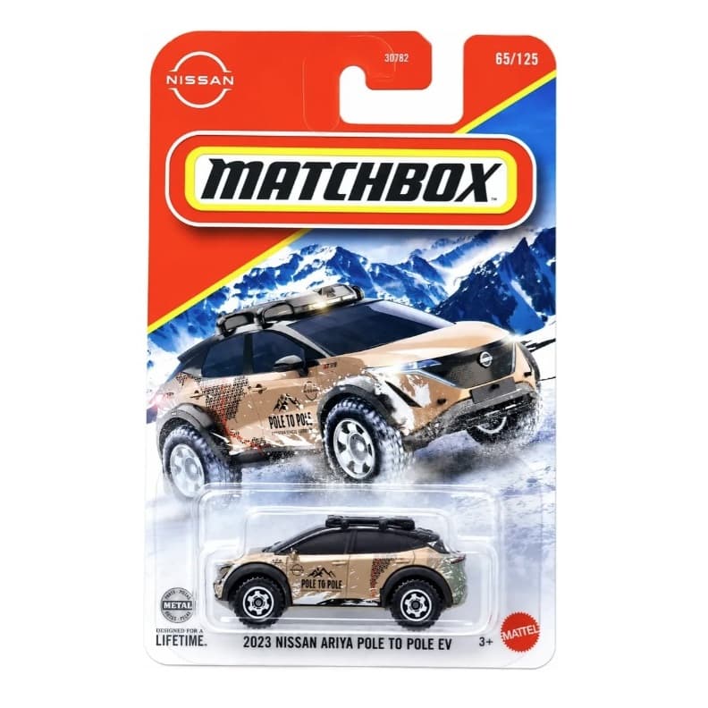 Matchbox Miniaturas Colecionáveis 65/125 Nissan Ariya Pole to Pole EV Ref 30782