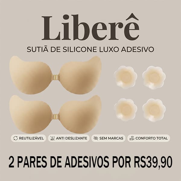 Kit Liberê Tampa Autoadesiva Formato Manga - Silicone Invisível, Sem Alças, Respirável  A-F