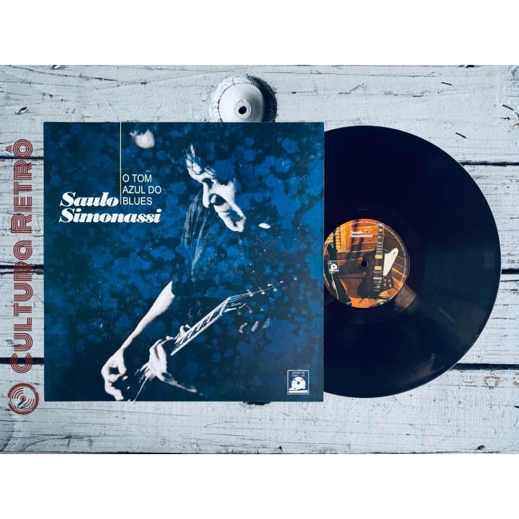 LP O TOM AZUL DO BLUES SAULO SIMONASSI 2025( LACRADO/ PRETA)